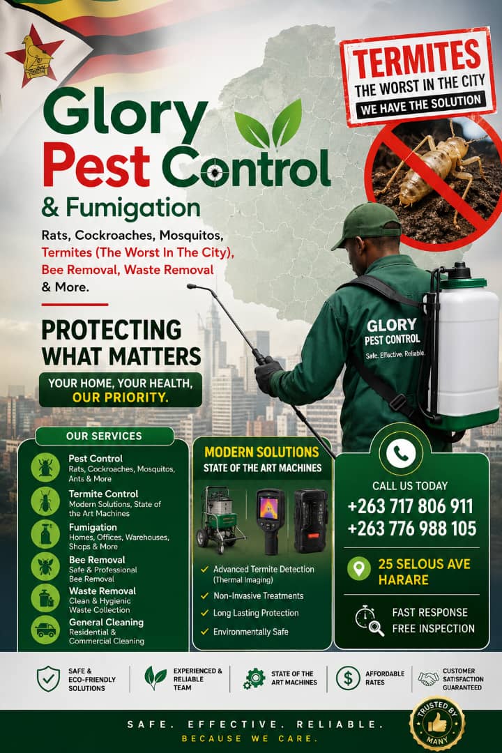 Valora Glory Pest Control Official Service Flyer